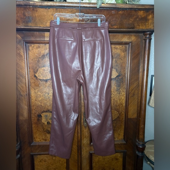 NWT Jonathan Simkhai- Pauline Faux Leather Pants. Size 12 - Picture 7 of 13